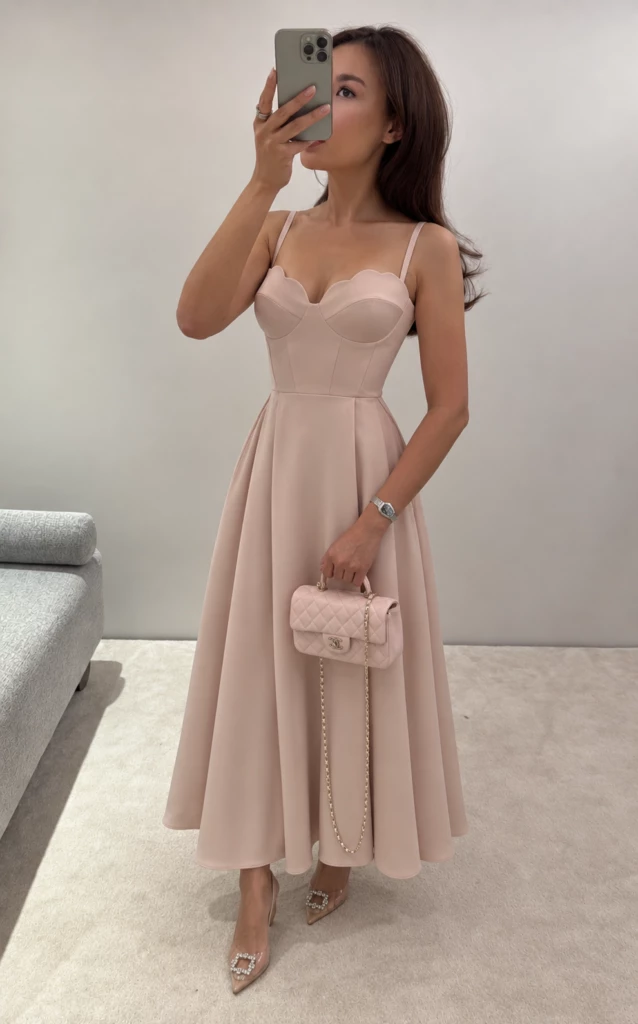 Dress limited с юбкой со складками
